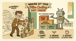 Using git for vibe coding projects - A beginner's guide